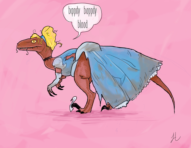 Illustration for article titled Princesses As Velociraptors Wins. All Other Princesses Go Home.